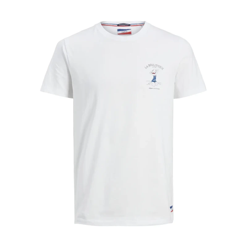 Image of jack & jones T-Shirt Jack & Jones Jorminwon LBSS22 Blanc Male M