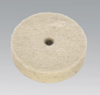 Image of Sealey BG1010WPW50 Wool Polishing Wheel Ø50 x 13mm 6mm Bore