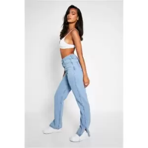 Image of I Saw It First Light Wash High Waisted Stretch Jeggings - Blue