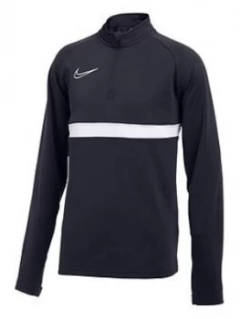 Image of Boys, Nike Junior Academy 21 Dry Drill Top, Black, Size M