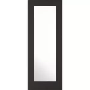 Image of Diez - Black - Clear Glazed Internal Door - 1981 x 762 x 35mm