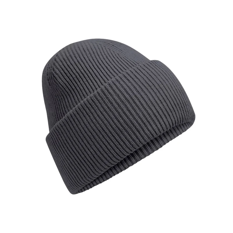 Image of Beechfield Beechfield Men Classic Deep Cuffed Beanie in Mid Grey Mid Grey One Size Male 5063425883943