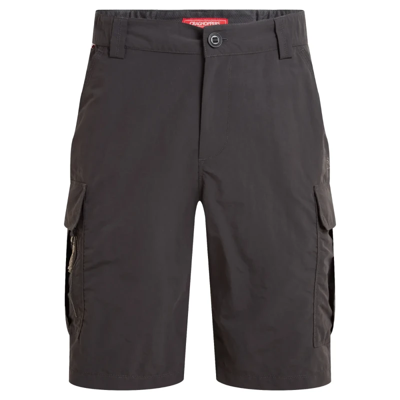 Image of Craghoppers Craghoppers Men NosiLife' Cargo Short in Mid Grey Size: 32 Mid Grey 32 Male 5063260003810