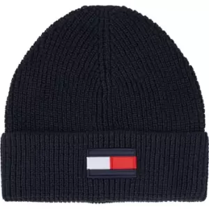 Image of Tommy Hilfiger Big Flag Beanie - Blue