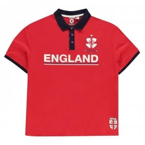 Image of D555 Foster England Polo Shirt Mens - Red