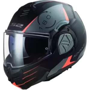 Image of LS2 FF906 Advant Codex Matt Black Titanium Modular Helmet 2XL
