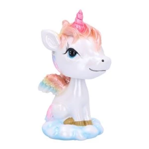 Image of Bobble Horn Unicorn Bobble Head Figurine