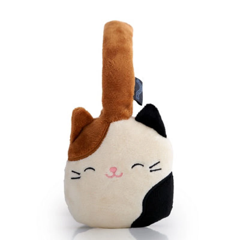 Image of LAZERBUILT Squishmallows Cam the Cat Plush Wireless Bluetooth Headphones - Beige, Cream 5060777101046