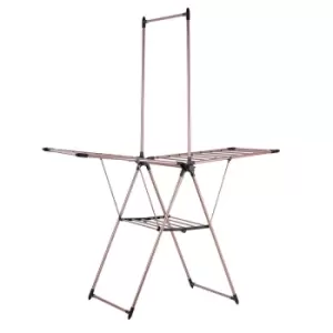 Image of Tower Airer with Garment Rail - Rose Gold