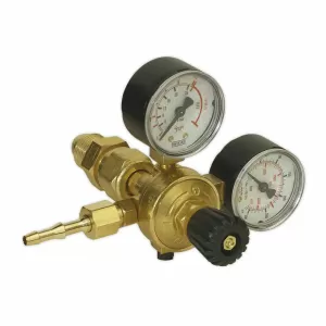 Image of Genuine SEALEY REG/MT MIG Gas Regulator 2 Gauge Industrial