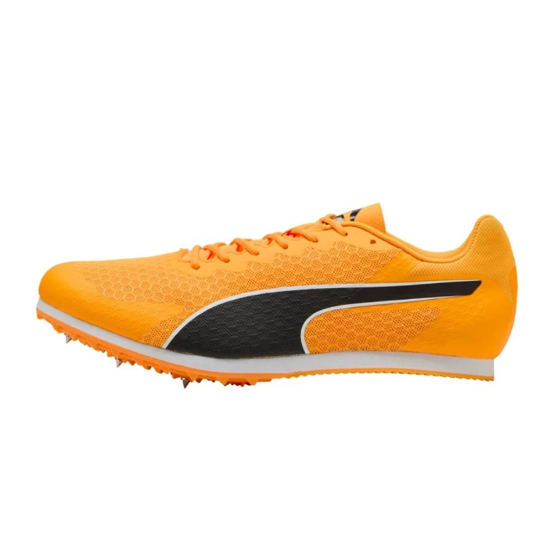 Image of Puma evoSPEED Star 9 Orange Black AW25 Unisex Shoes, Size 42 - EUR