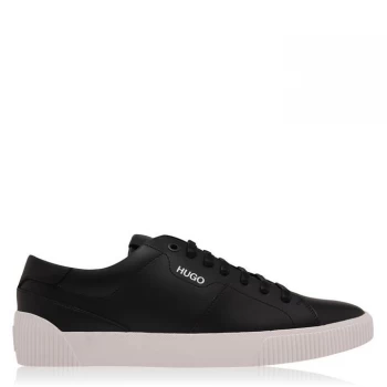 Image of Hugo Boss Smooth Leather Low Trainers Black 009 SMU Men