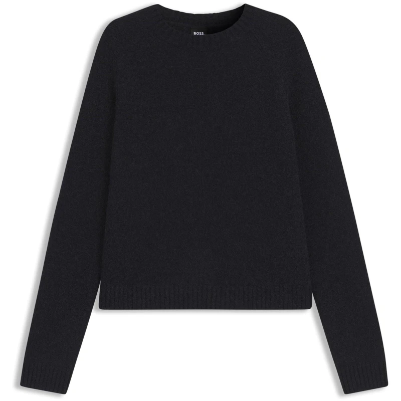 Image of Boss Womens Febisan Knitted Tops Black female 8 (S)