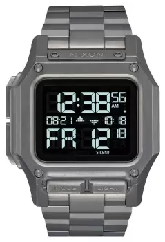 Image of Nixon A1268-131-00 Regulus SS Gunmetal Digital Watch
