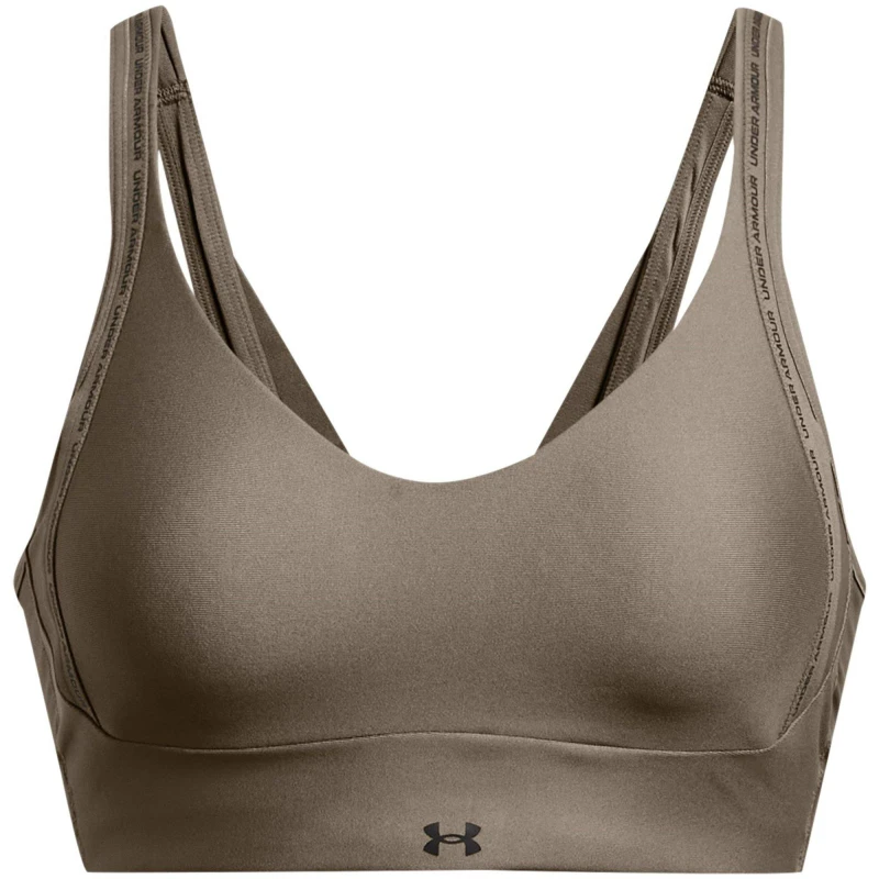 Image of Under Armour Infinity 2.0 Low Strappy Sports Bra - Brown Brown XS