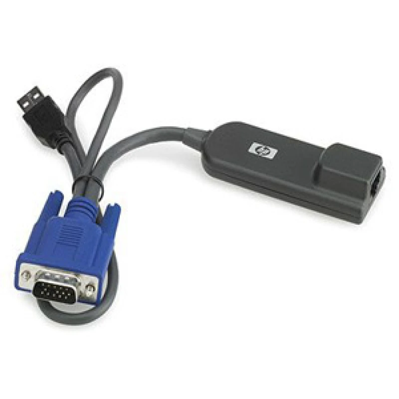 Image of HPE KVM CAT5 1-pack USB Interface Adapter KVM cable