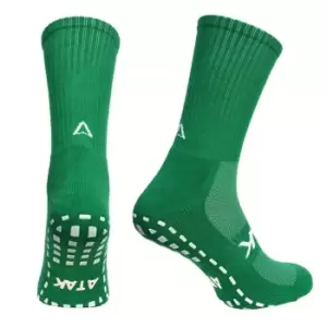 Image of Atak Grip Mid Leg Socks Mens - Green