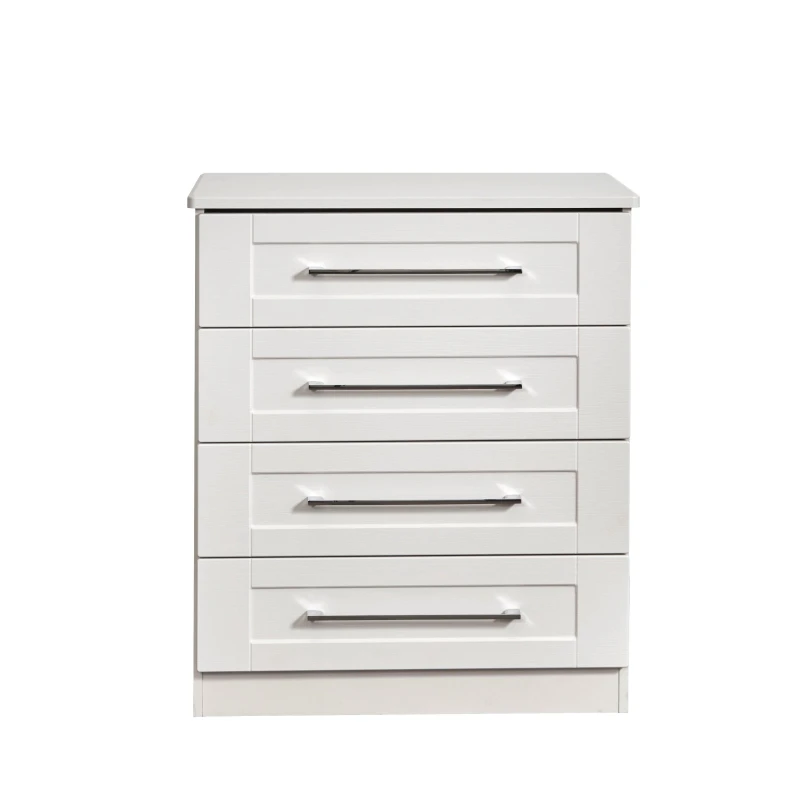 Image of Ripon 4 Drawer Chest In White Ash (Ready Assembled)