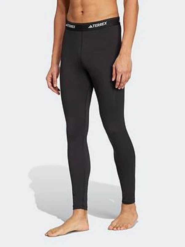 Image of Multi-layer synthetic leggings adidas Noir Male XL