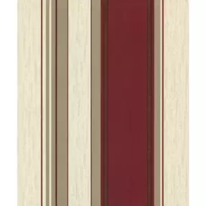 Image of Rich Red/Gold Glitter - M0803 - Synergy - Stripe - Vymura Wallpaper