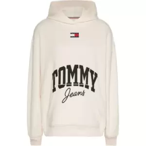 Image of Tommy Jeans Tjw Ovr New Varsity Hoodie - White