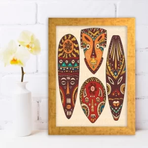 Image of AC393434203 Multicolor Decorative Framed MDF Painting