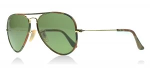 Image of Ray-Ban RB3025JM Sunglasses Green Camouflage 168/4E 55mm