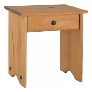 Image of Seconique Corona Dressing Table Stool - Distressed Waxed Pine