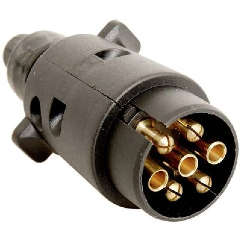 Image of HP Autozubehoer HP Autozubehoer 28254 Trailer connector [7-pin socket - 7-pin plug] Plastic 28254
