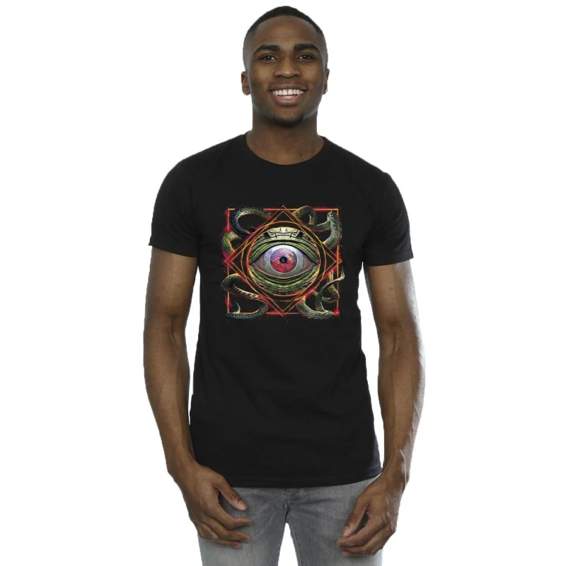Image of Marvel Marvel Men Doctor Strange Snake Eyes T-Shirt in Black Size: Small Black S Male 5059934255760