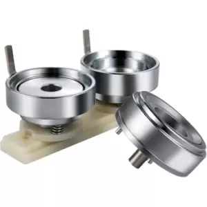 Image of Badge Punching Die 2-1/4 inch/58mm Round Punching Die with abs Slide Button Die Carbon Steel Badge Maker Part Aluminum Alloy Core Compatible with