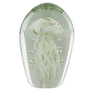 Image of Objets d'Art Paperweight - White Jellyfish