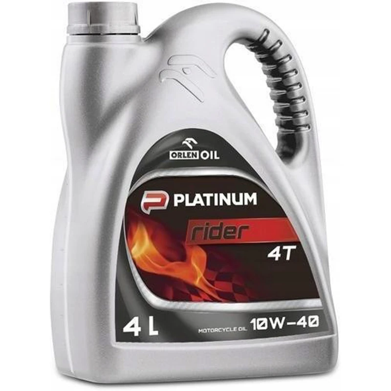 Image of ORLEN QFS456B40 Engine oil PLATINUM RIDER 4T 10W-40 Capacity: 4l Engine Oil (1862)