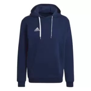 Image of adidas Entrada 22 Sweat Hoodie Mens - Team Navy Blue 2