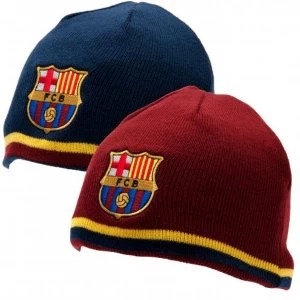 Image of FC Barcelona Reversible Knitted Hat