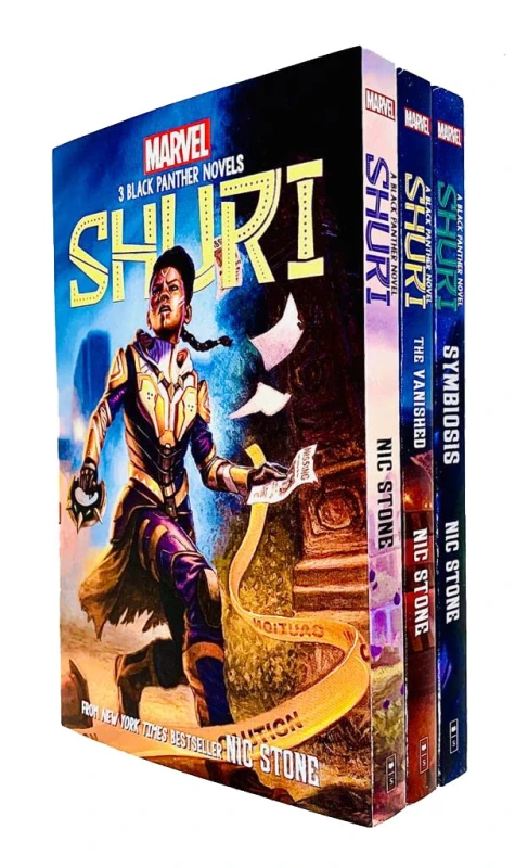 Image of Nic Stone 3 Books Collection Set (Shuri: A Black Panther, The Vanished & Symbiosis) Nic Stone Books
