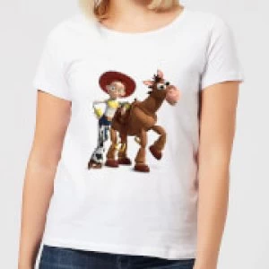 Image of Toy Story 4 Jessie And Bullseye Womens T-Shirt - White - S