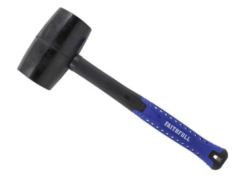 Image of Faithfull Black Fibreglass Mallet FAIRMBF32 Weight: 907g