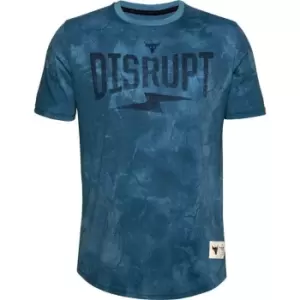 Image of Under Armour Armour Rock Disrupt T Shirt Mens - Blue