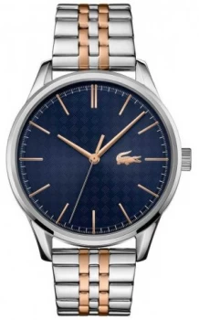 Image of Lacoste Mens Vienna Two Tone Stainless Steel Bracelet Watch