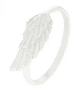 Image of Accessorize Angel Wing Ring - Silver