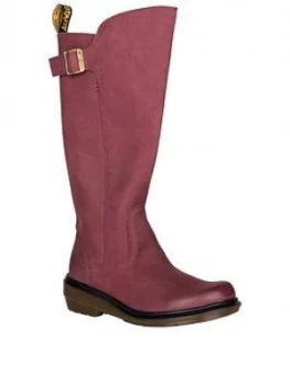 Image of Dr Martens Vaux Knee Boots - Purple