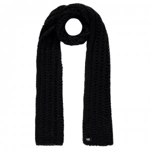 Image of Ugg Chunky Knit Scarf - Black BLK