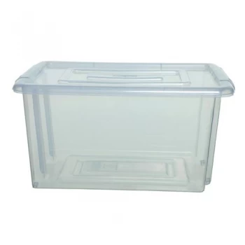 Image of Stack And Store 14 Litres Small Natural Storage Box S01S8010