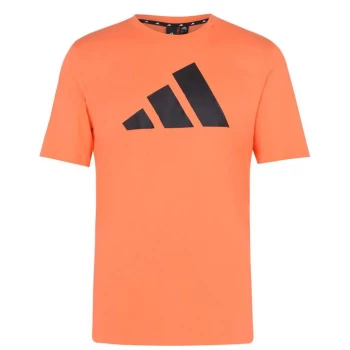 Image of adidas Sportswear Logo T Shirt Mens - Orange