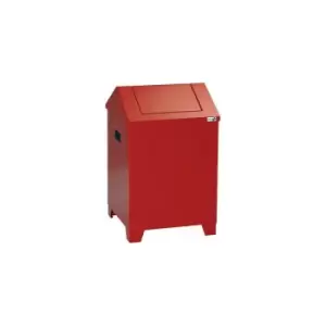 Image of Bac pour laine de nettoyage H680xl400xP400 mm boitier rouge pompier RAL 3000/cl