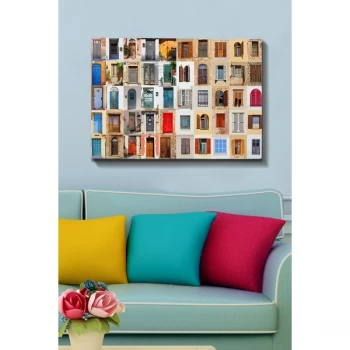 Image of Kanvas Tablo (70 x 100) - 89 Multicolor Decorative Canvas Painting