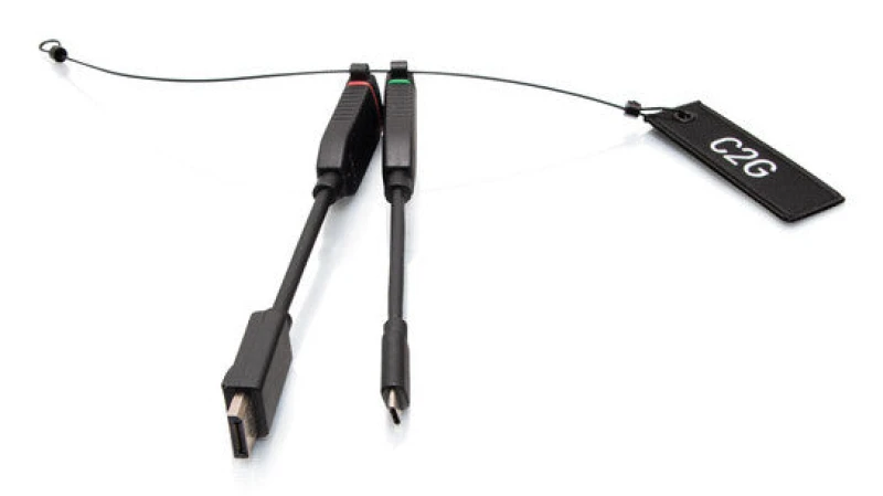 Image of C2G Universal 4K HDMI Dongle Adapter Ring with Color Coded DisplayPor