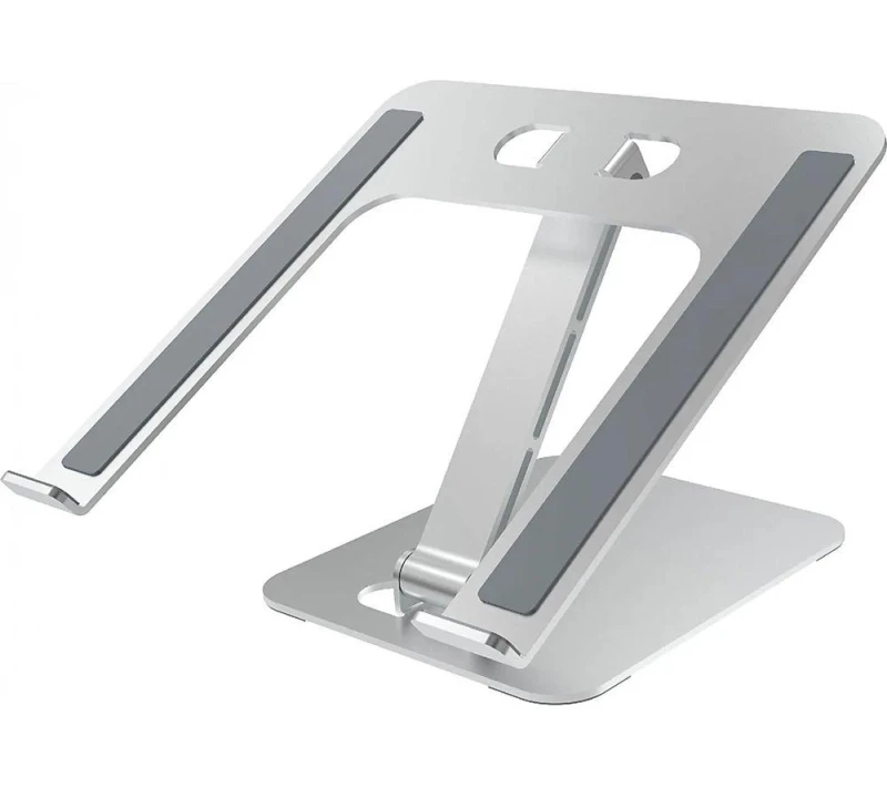 Image of Groov-e Adjustable Laptop/Tablet Stand for Desk - Silver Silver One Size