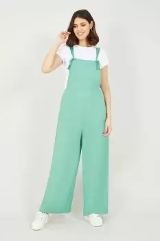 Image of Mint Green Pocket Dungarees